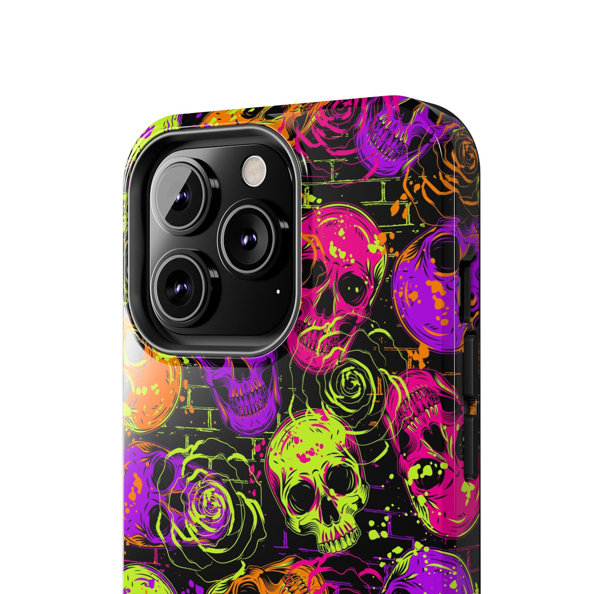 STUBBIE Phone Case for Apple iPhone - Neon Skulls Phone Case