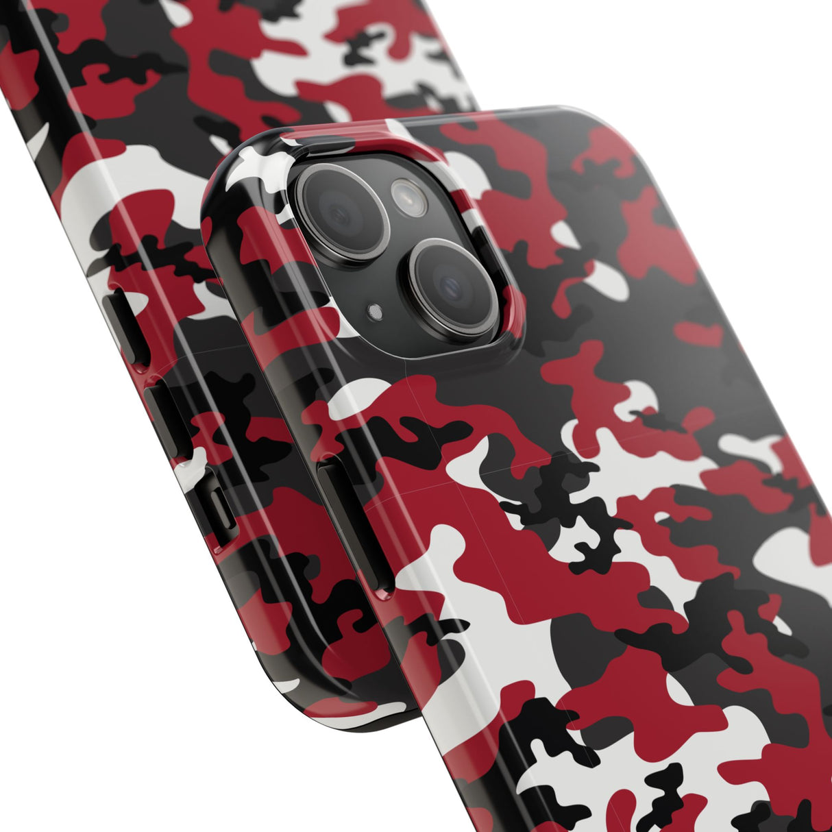 STUBBIE Phone Case for Apple iPhone - Red Camo Phone Case