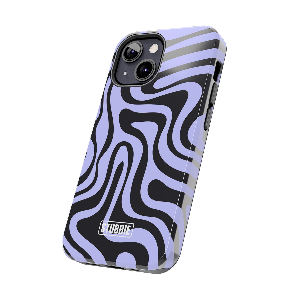 STUBBIE Phone Case for Apple iPhone - Crazy Zebra Stubbie