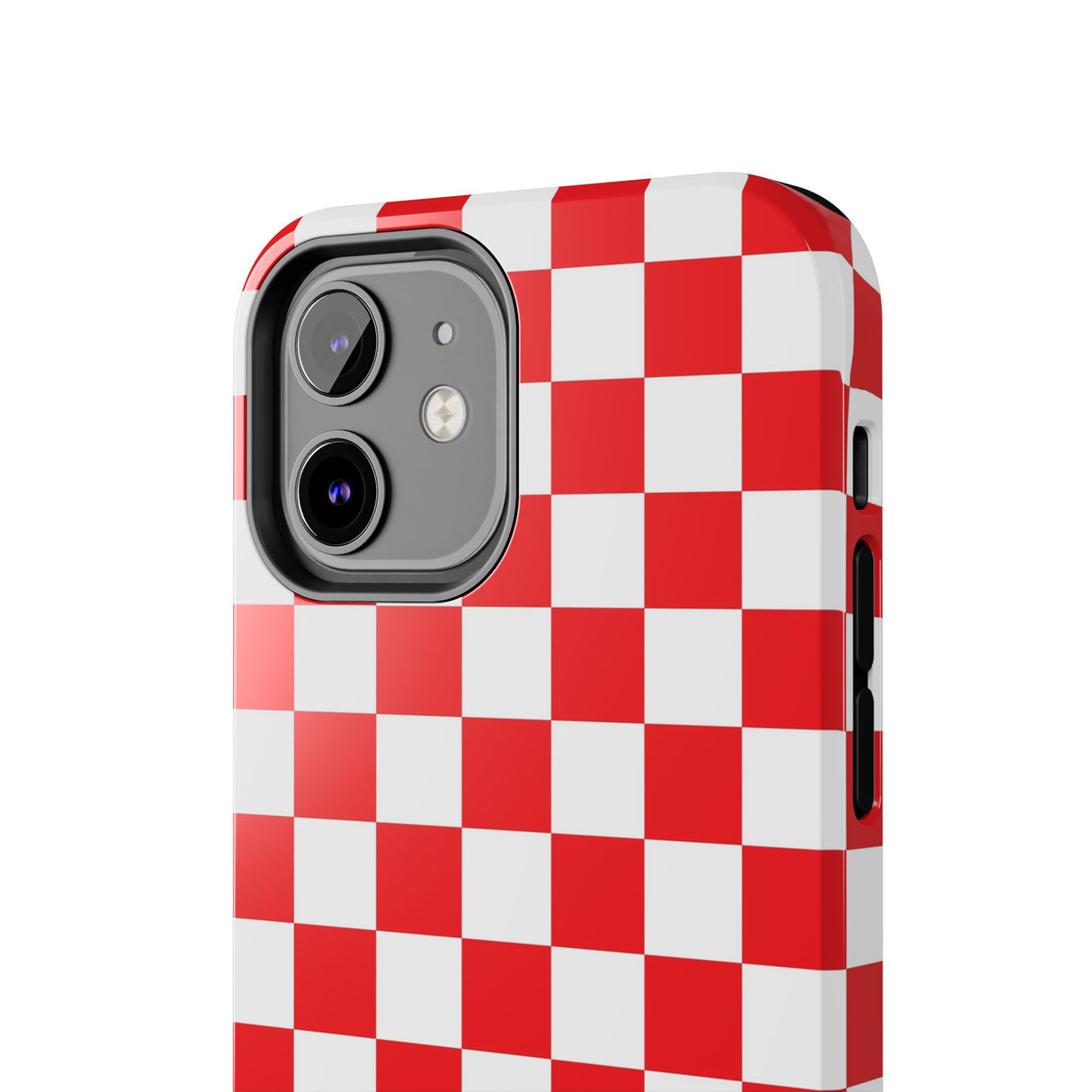 STUBBIE Phone Case for Apple iPhone - Red Checkered Phone Case