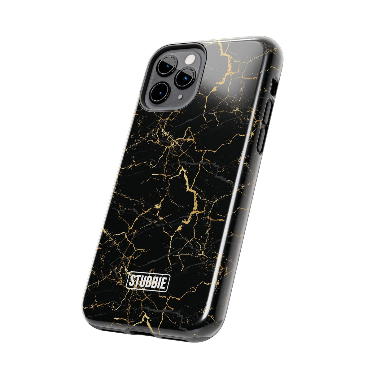 STUBBIE Phone Case for Apple iPhone - Midnight Black Marble Phone Case