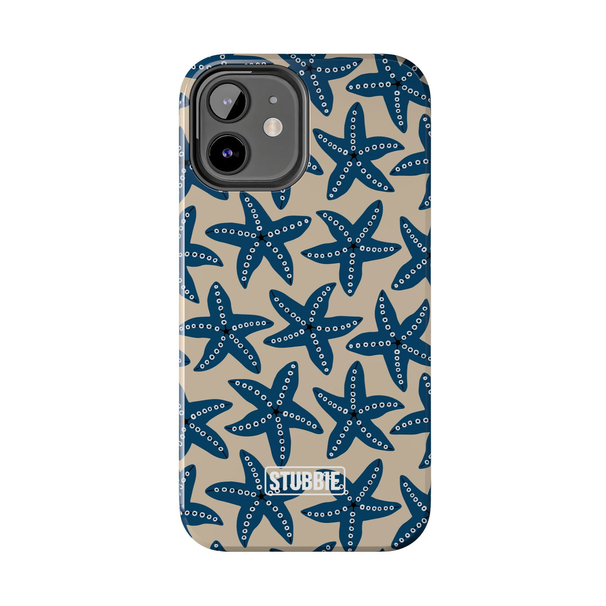 STUBBIE Phone Case for Apple iPhone - Blue Starfish Stubbie