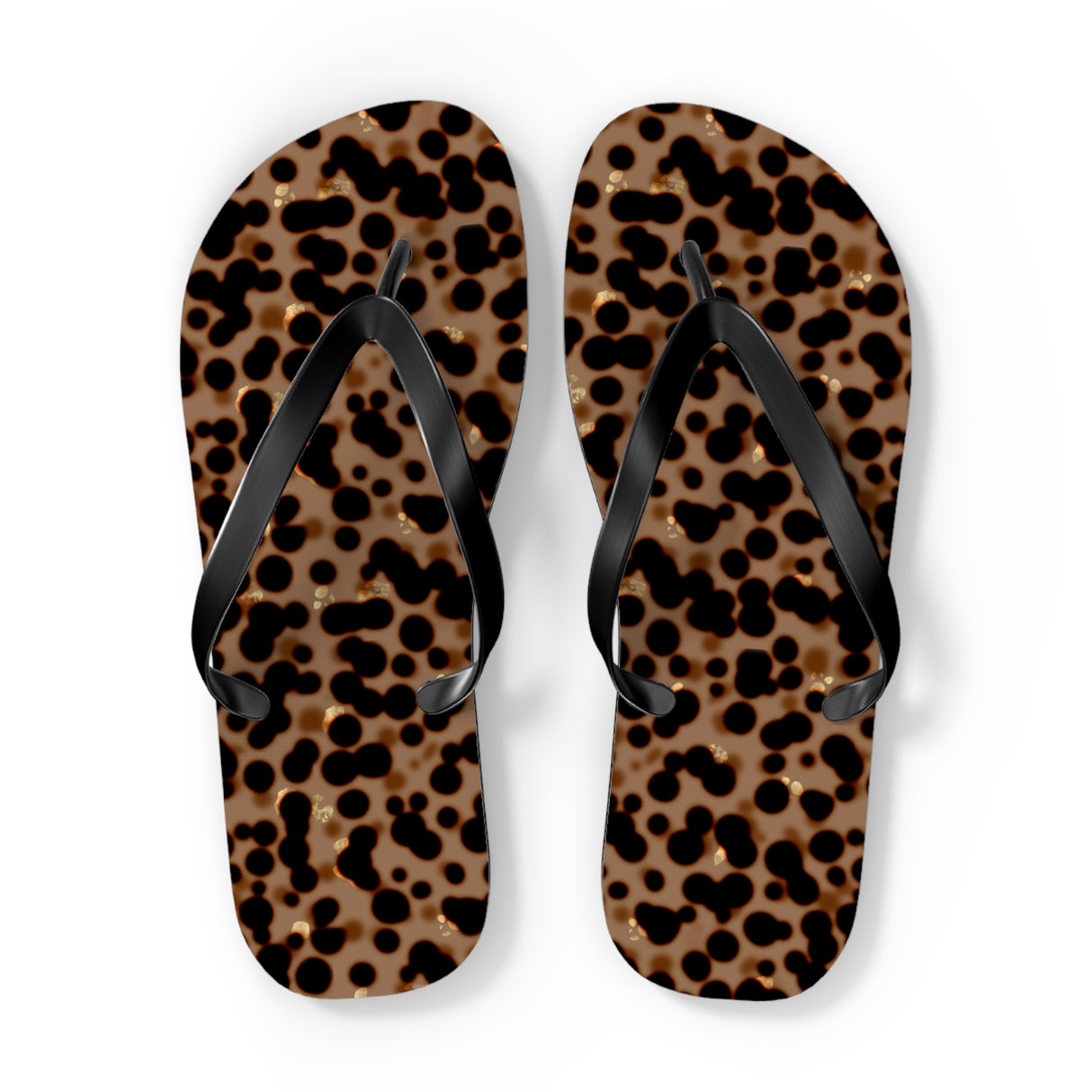 Tortoise Shell Flip Flops