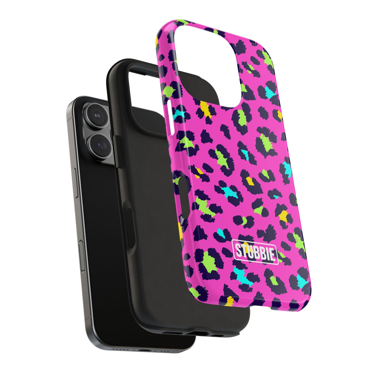 STUBBIE Phone Case for Apple iPhone - Disco Leopard Stubbie