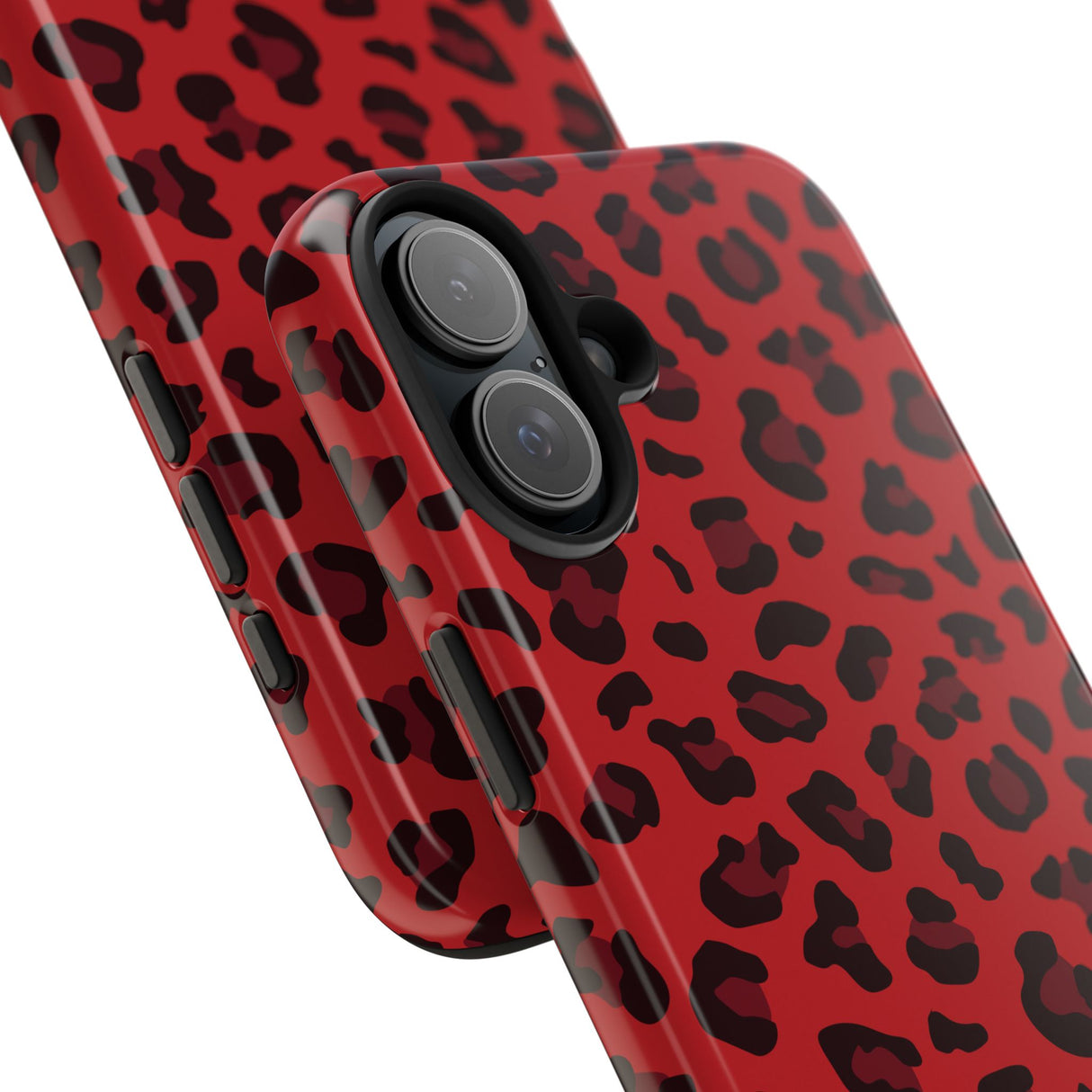 STUBBIE Phone Case for Apple iPhone - Red Leopard Phone Case