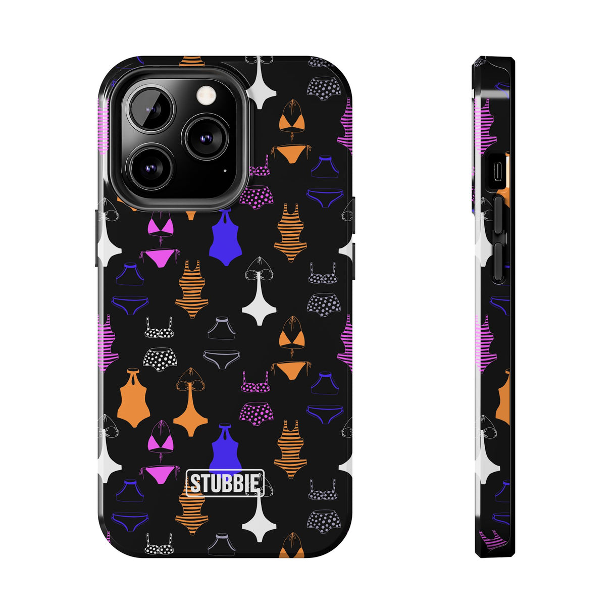STUBBIE Phone Case for Apple iPhone - Night Bikini Phone Case