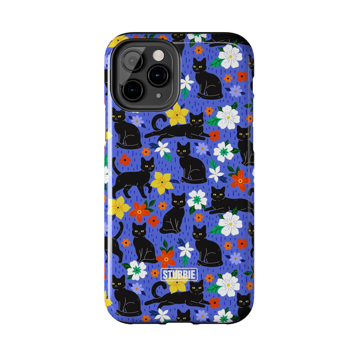 STUBBIE Phone Case for Apple iPhone - Black Cat Phone Case