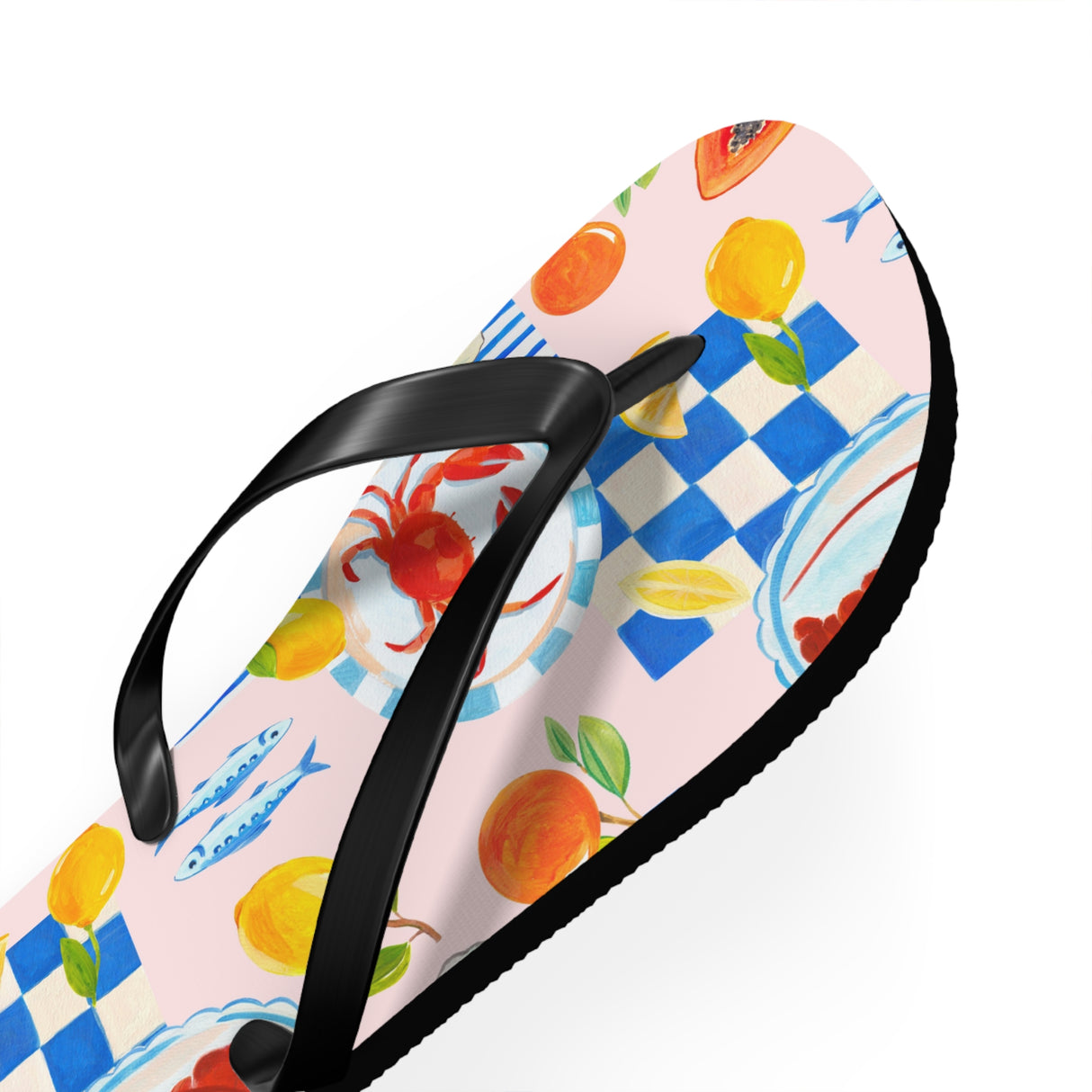 STUBBIE Flip Flops - Italian Summer Seafood STUBBIE