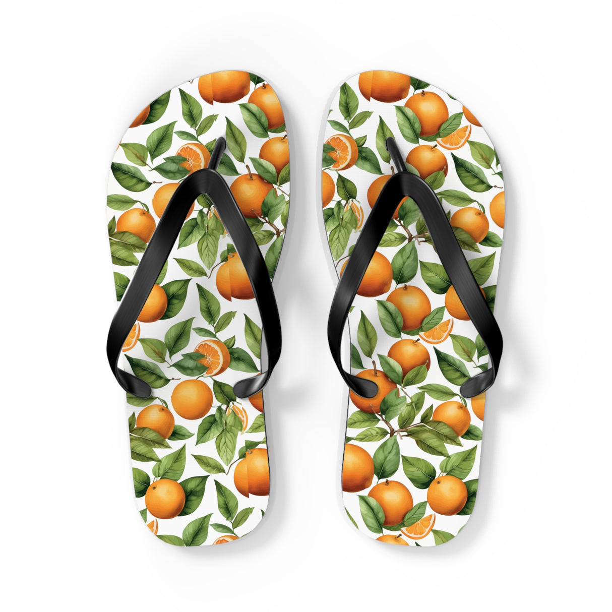 Orange Flip Flops