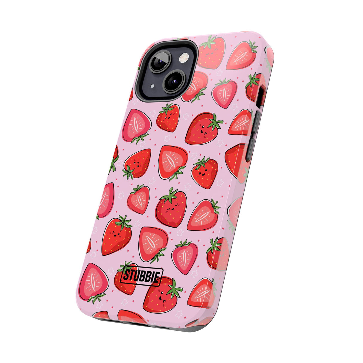 STUBBIE Phone Case for Apple iPhone - Smile Strawberry Phone Case