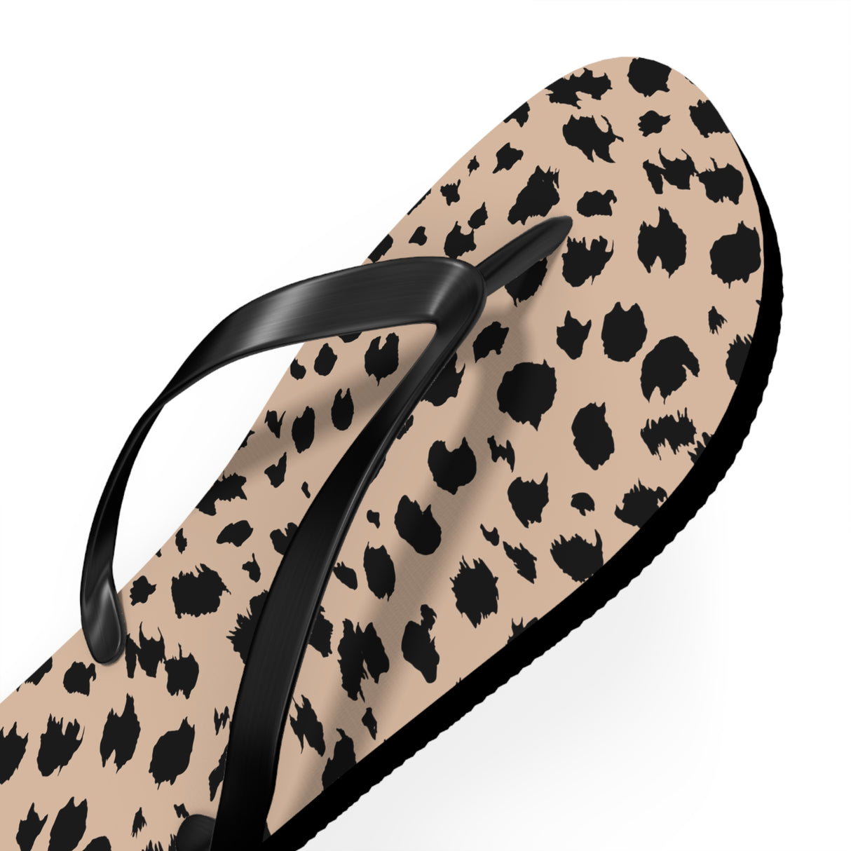 Cheetah Print Flip Flops