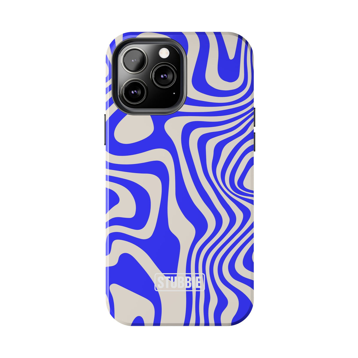 STUBBIE Phone Case for Apple iPhone - Crazy Blue Phone Case