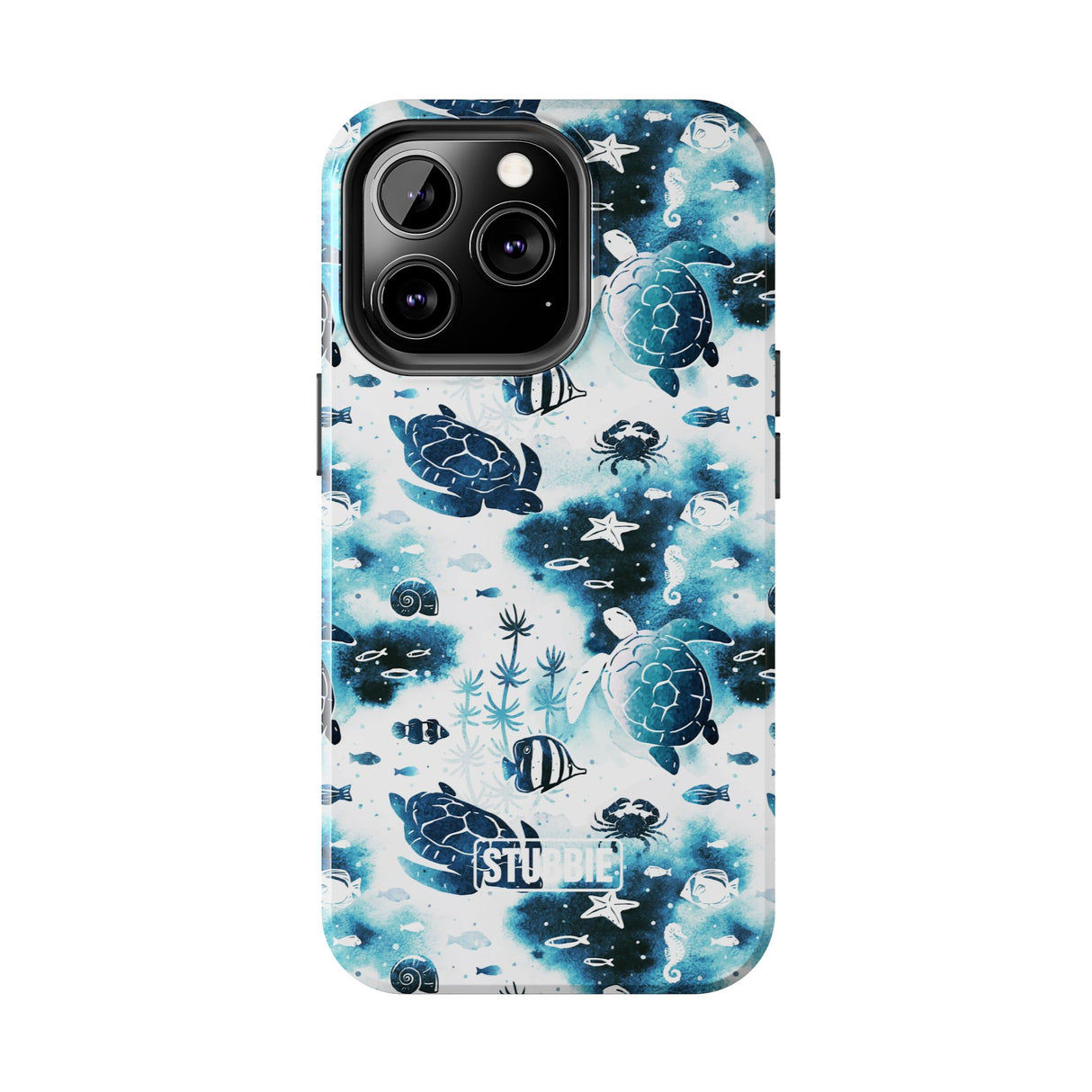 STUBBIE Phone Case for Apple iPhone - Fish And Turtle Phone Case