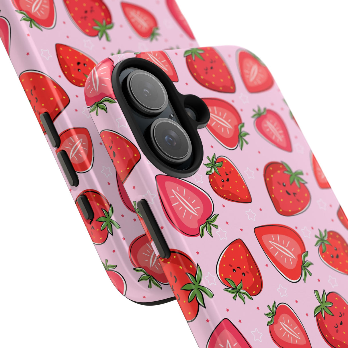 STUBBIE Phone Case for Apple iPhone - Smile Strawberry Phone Case