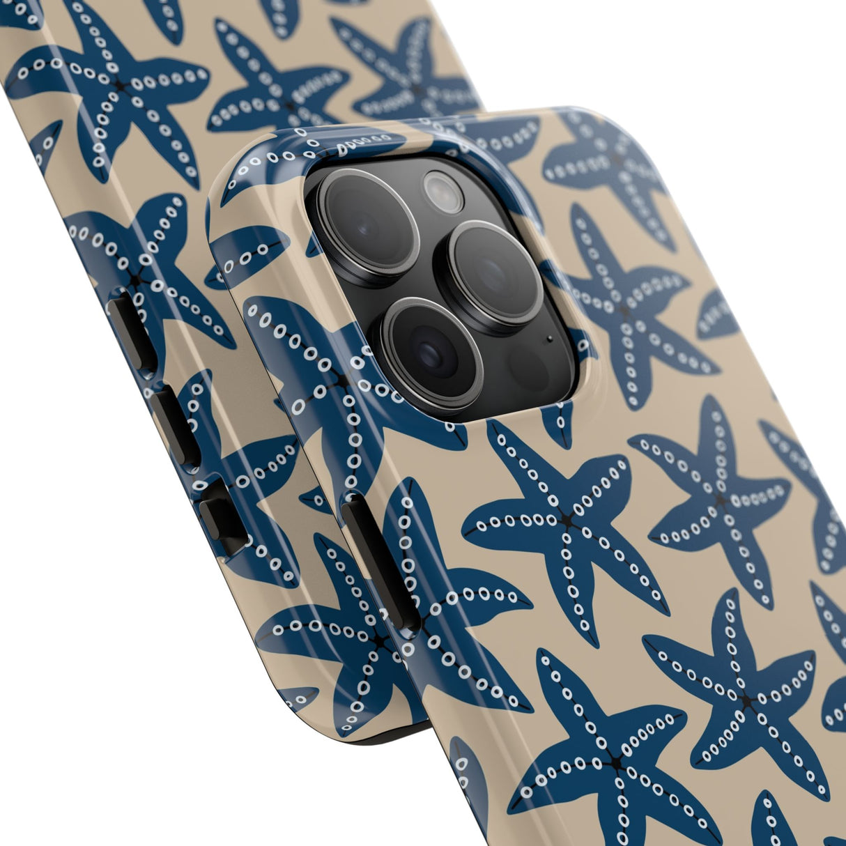 STUBBIE Phone Case for Apple iPhone - Blue Starfish Stubbie