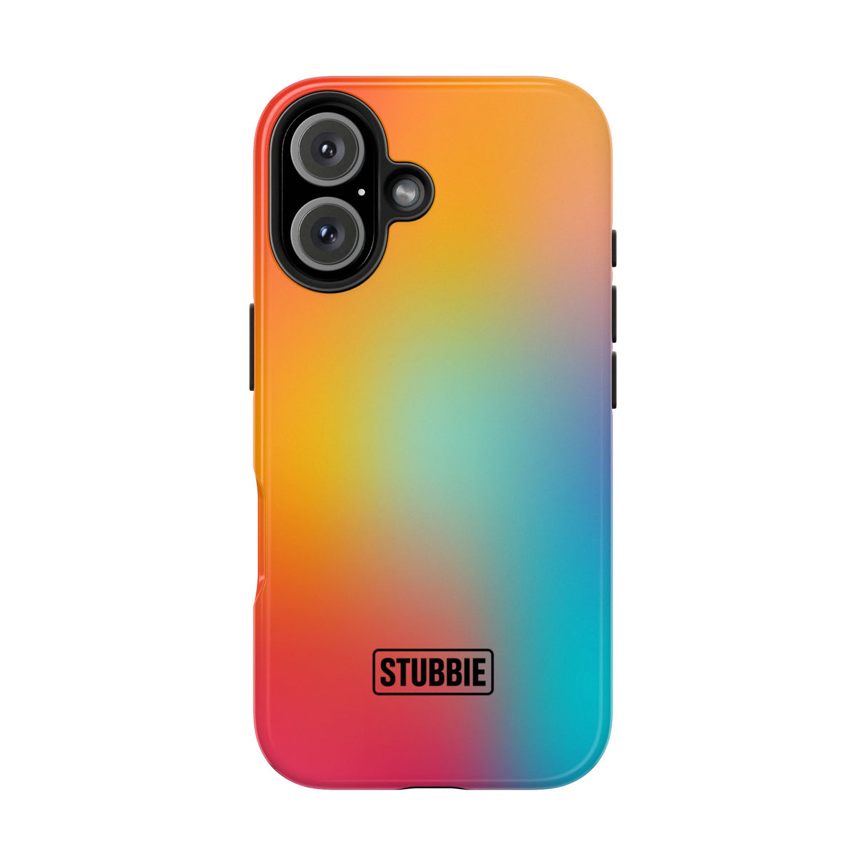 STUBBIE Phone Case for Apple iPhone - Rainbow Blue Stubbie
