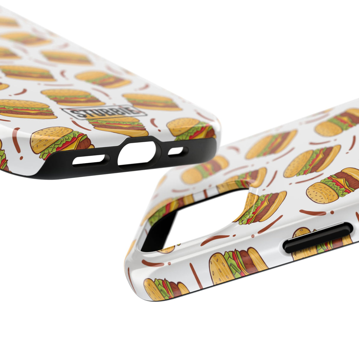 STUBBIE Phone Case for Apple iPhone - Burger Stubbie