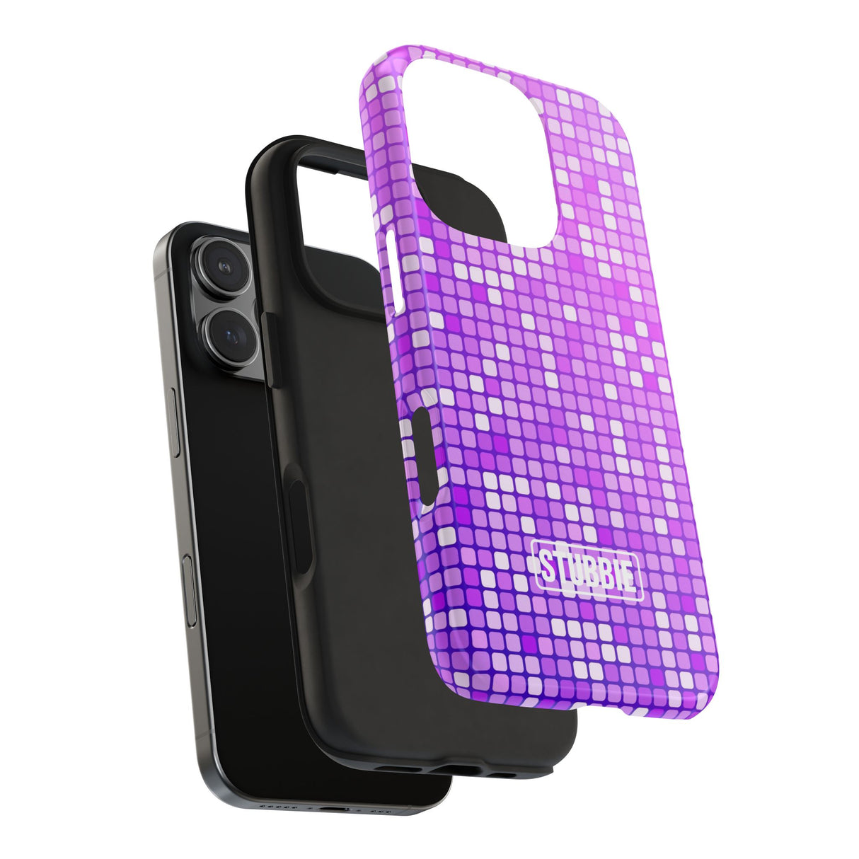 STUBBIE Phone Case for Apple iPhone - Purple Party STUBBIE