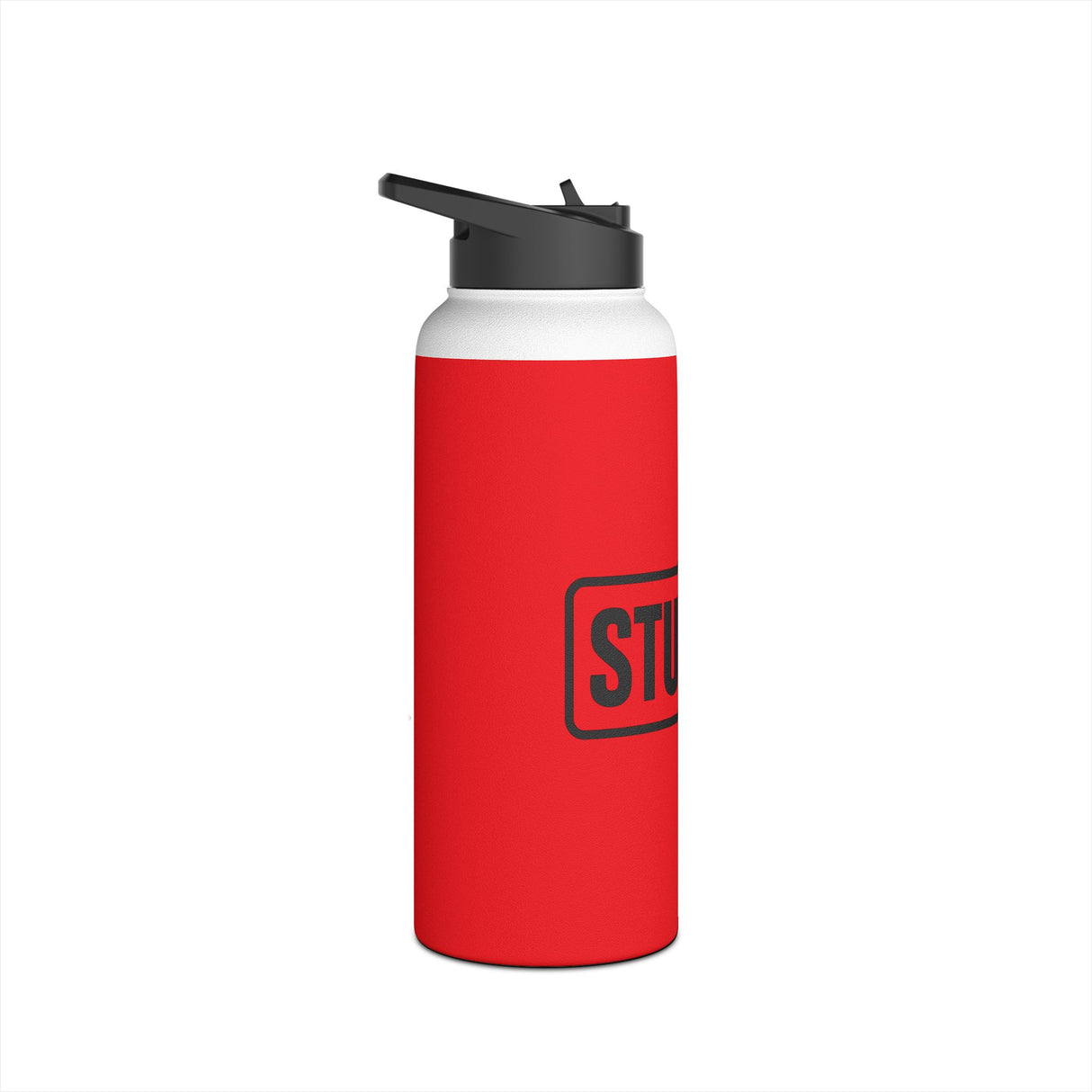 STUBBIE Stainless Steel Water Bottle - Red Stubbie