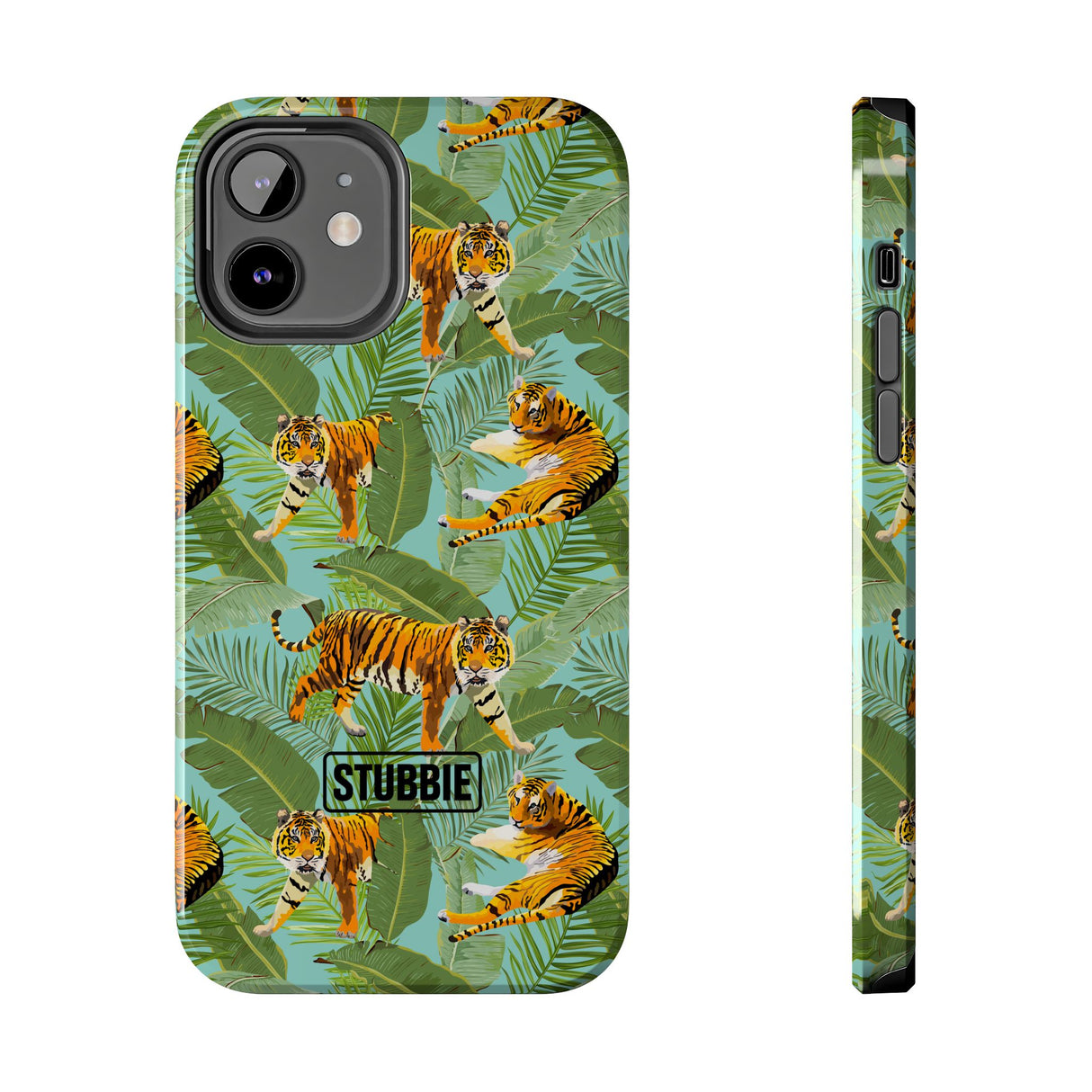 STUBBIE Phone Case for Apple iPhone - Jungle Tiger Stubbie