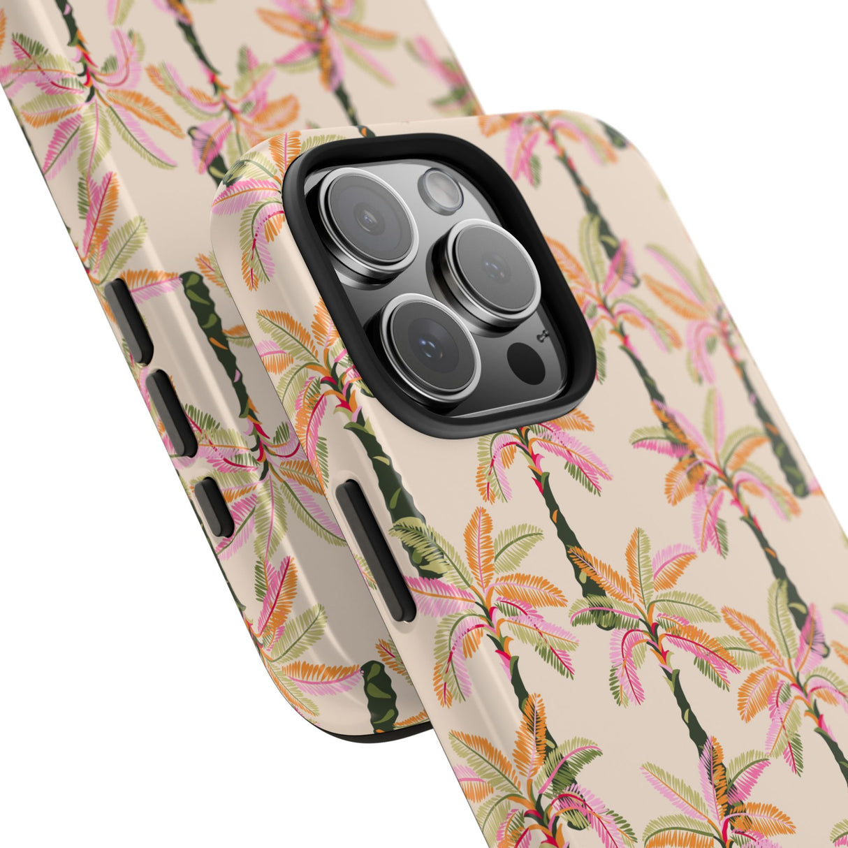 STUBBIE Phone Case for Apple iPhone - Pink Palm Stubbie