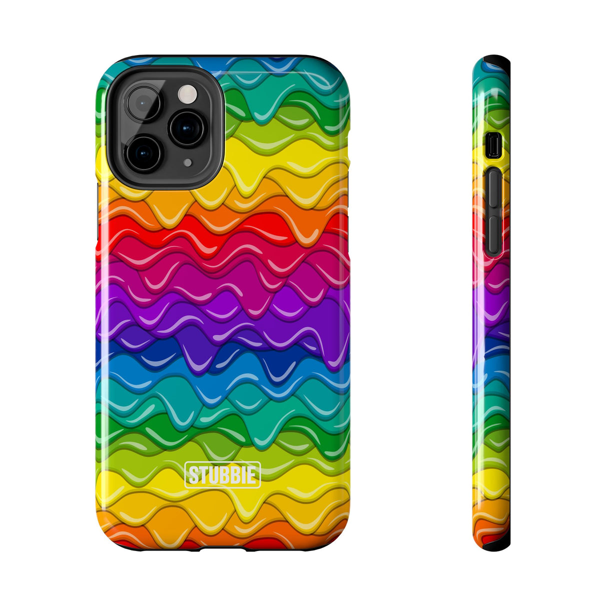 STUBBIE Phone Case for Apple iPhone - Rainbow Cake Phone Case