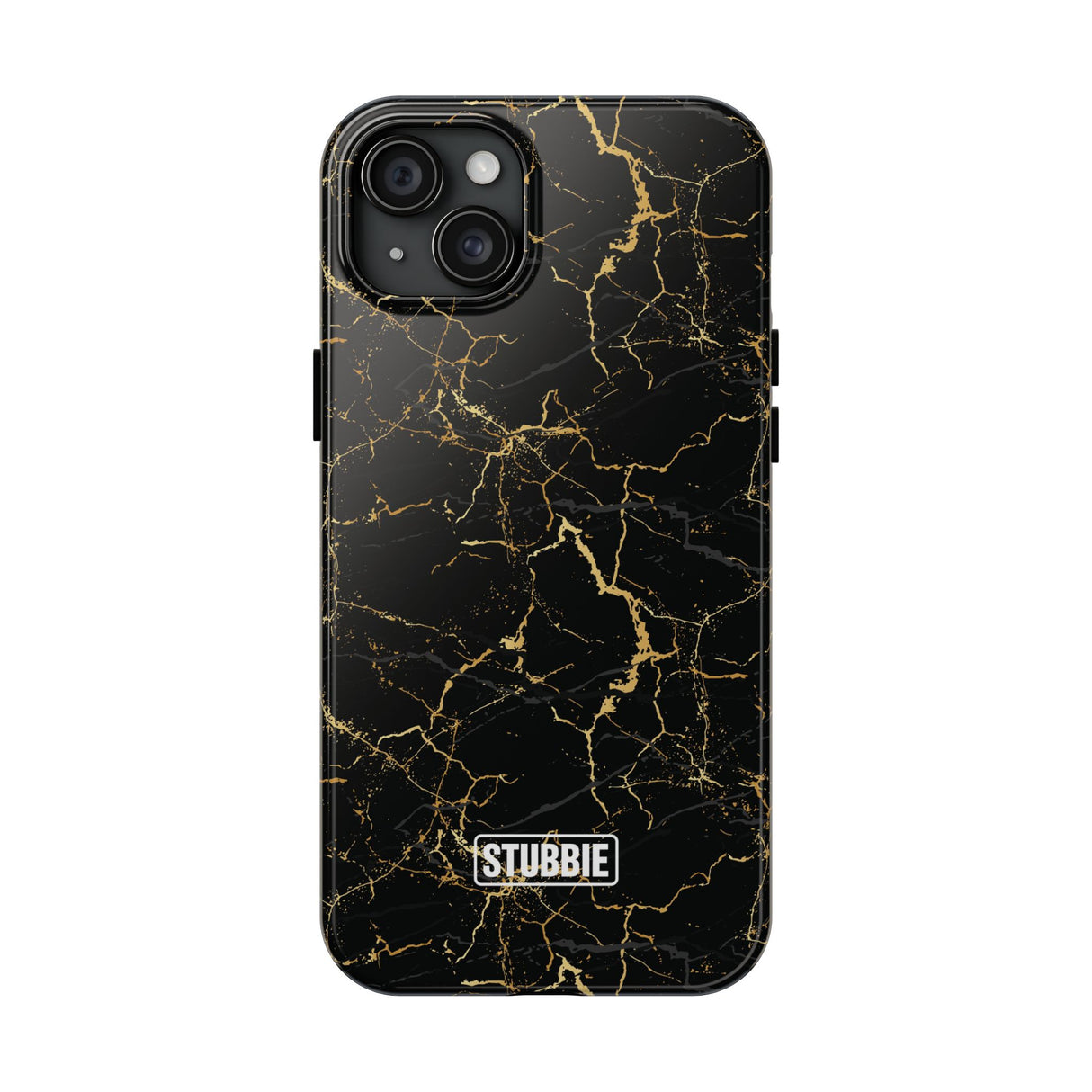 STUBBIE Phone Case for Apple iPhone - Midnight Black Marble Phone Case