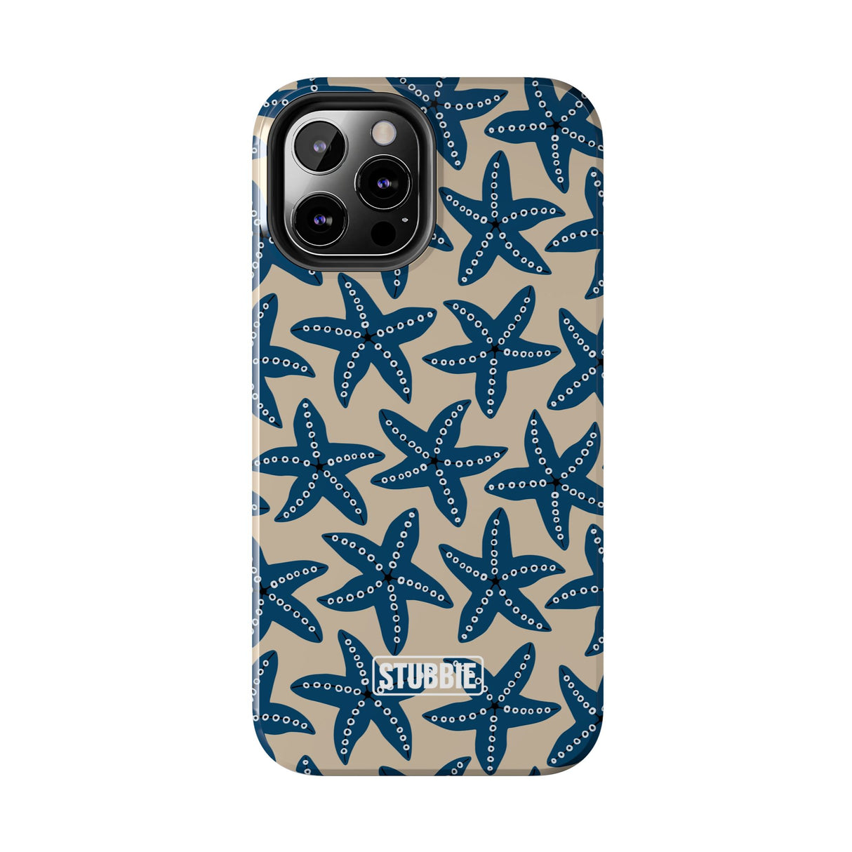 STUBBIE Phone Case for Apple iPhone - Blue Starfish Stubbie