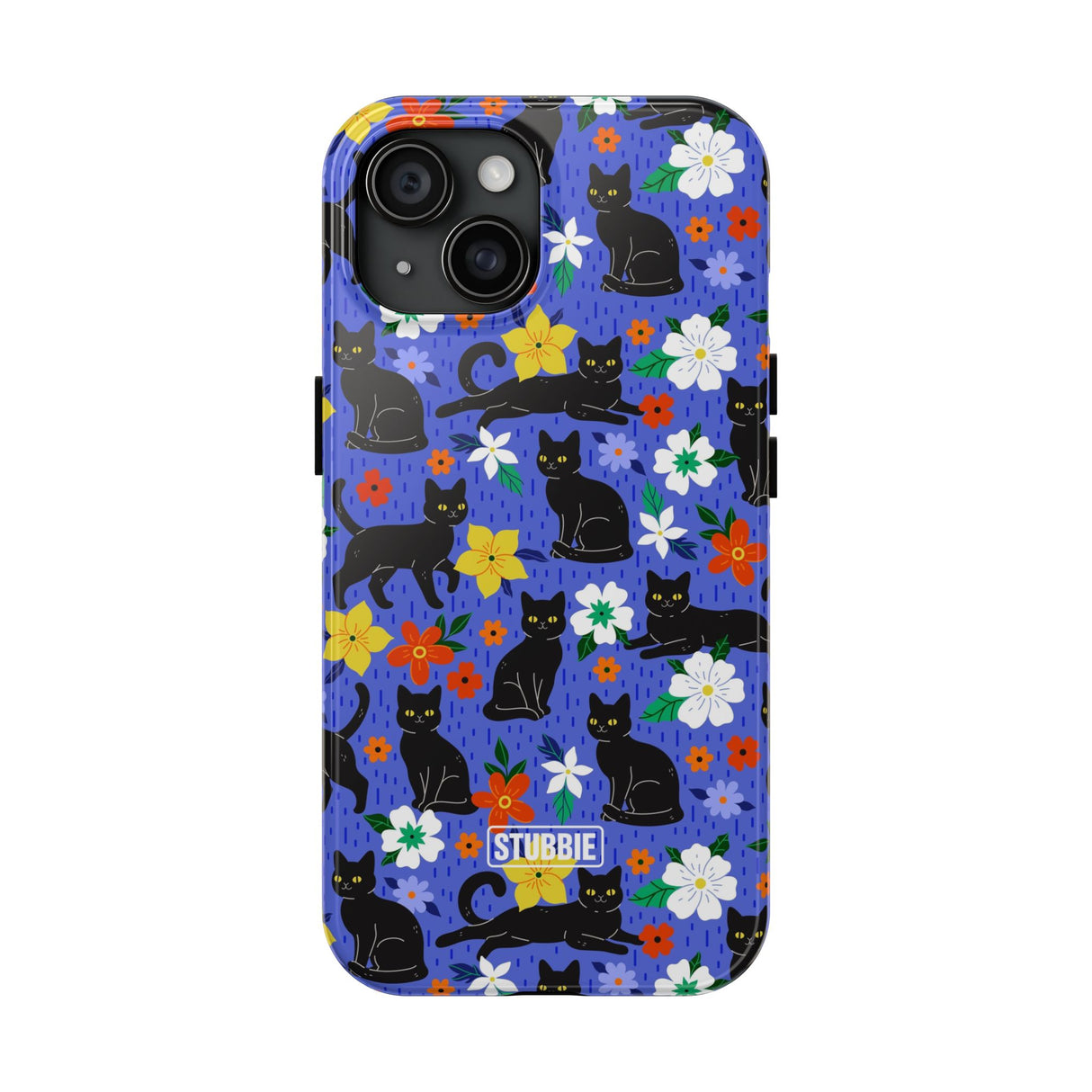 STUBBIE Phone Case for Apple iPhone - Black Cat Phone Case