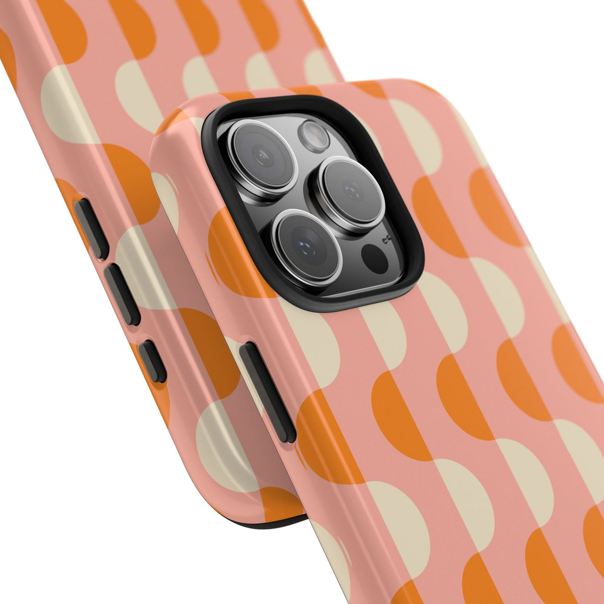 STUBBIE Phone Case for Apple iPhone - Orange Wave Phone Case