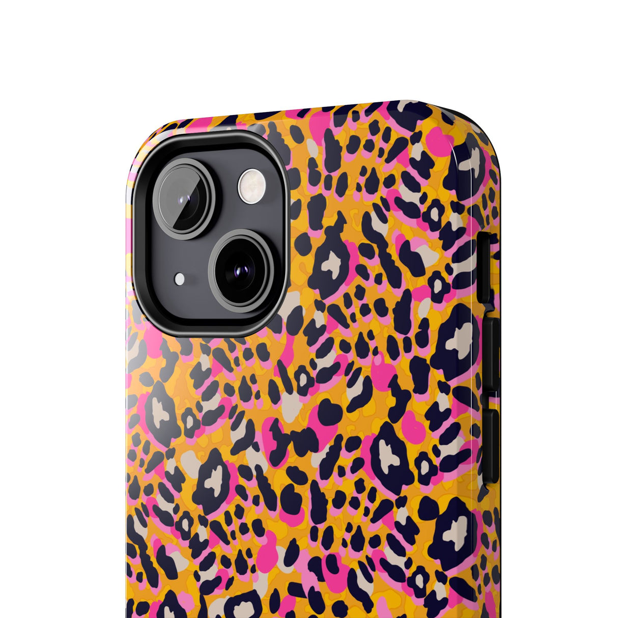 STUBBIE Phone Case for Apple iPhone - Pink Orange Leopard Phone Case