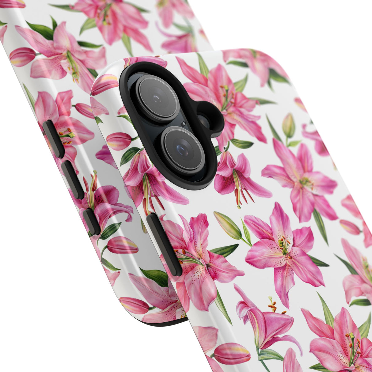 STUBBIE Phone Case for Apple iPhone - Pink Lily Flower Phone Case