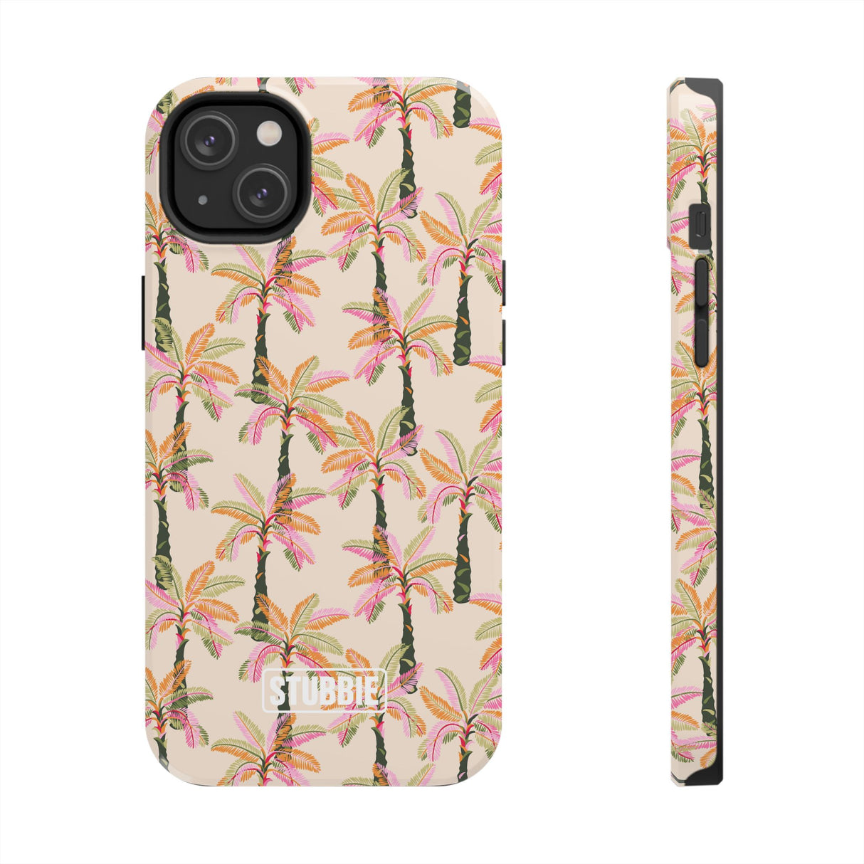 STUBBIE Phone Case for Apple iPhone - Pink Palm Stubbie
