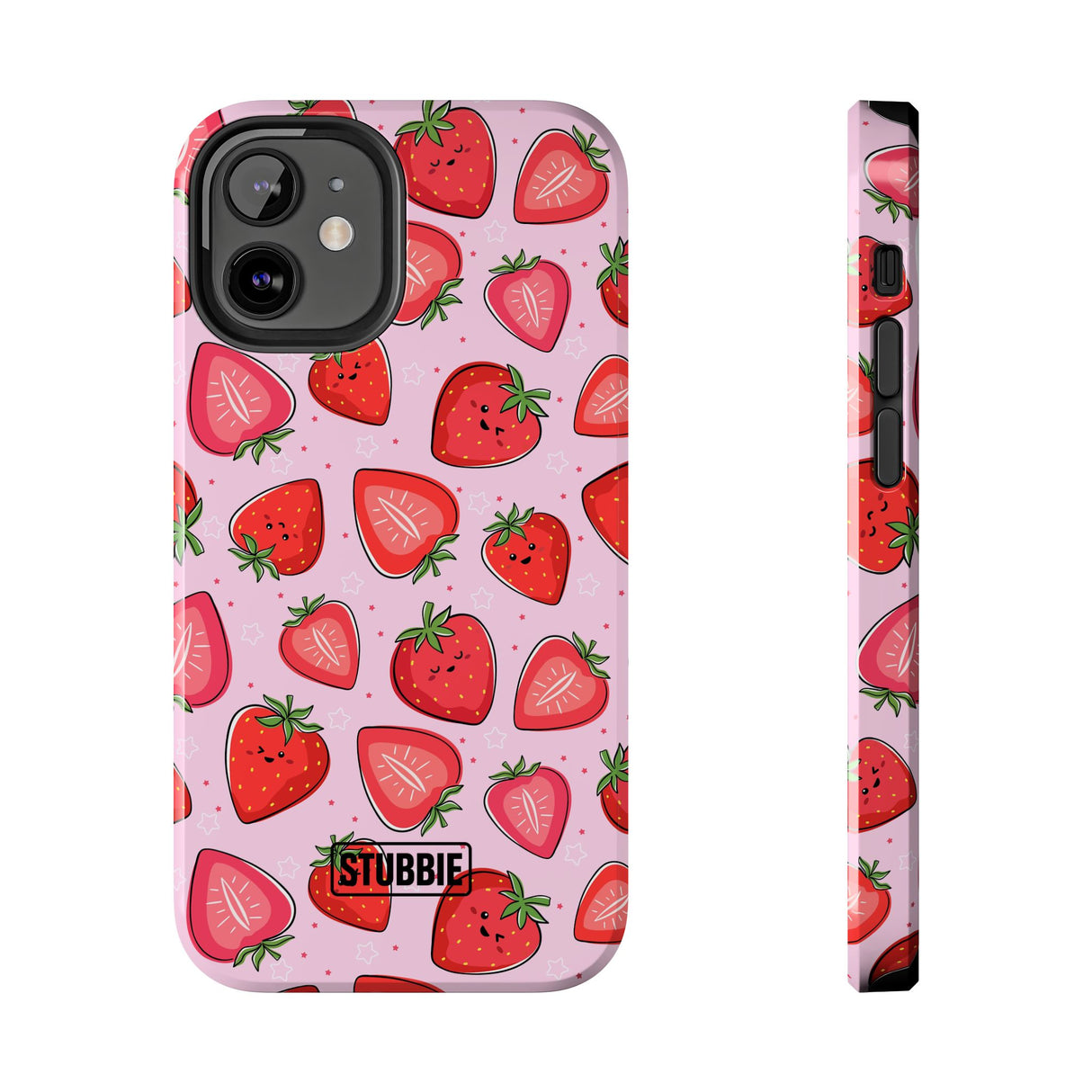 STUBBIE Phone Case for Apple iPhone - Smile Strawberry Phone Case