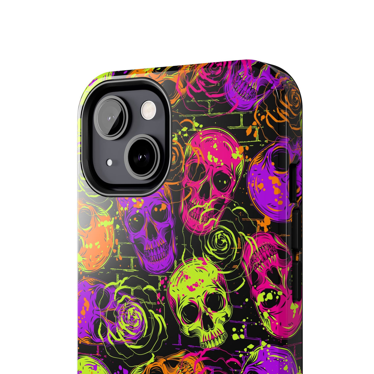 STUBBIE Phone Case for Apple iPhone - Neon Skulls Phone Case