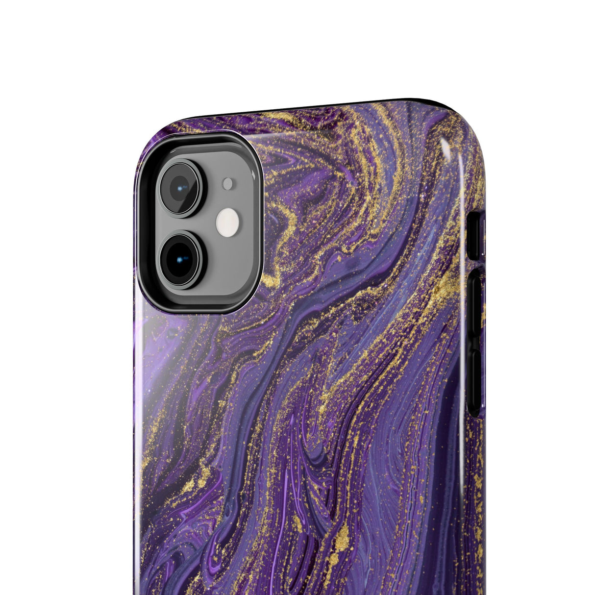 STUBBIE Phone Case for Apple iPhone - Purple Marble Phone Case