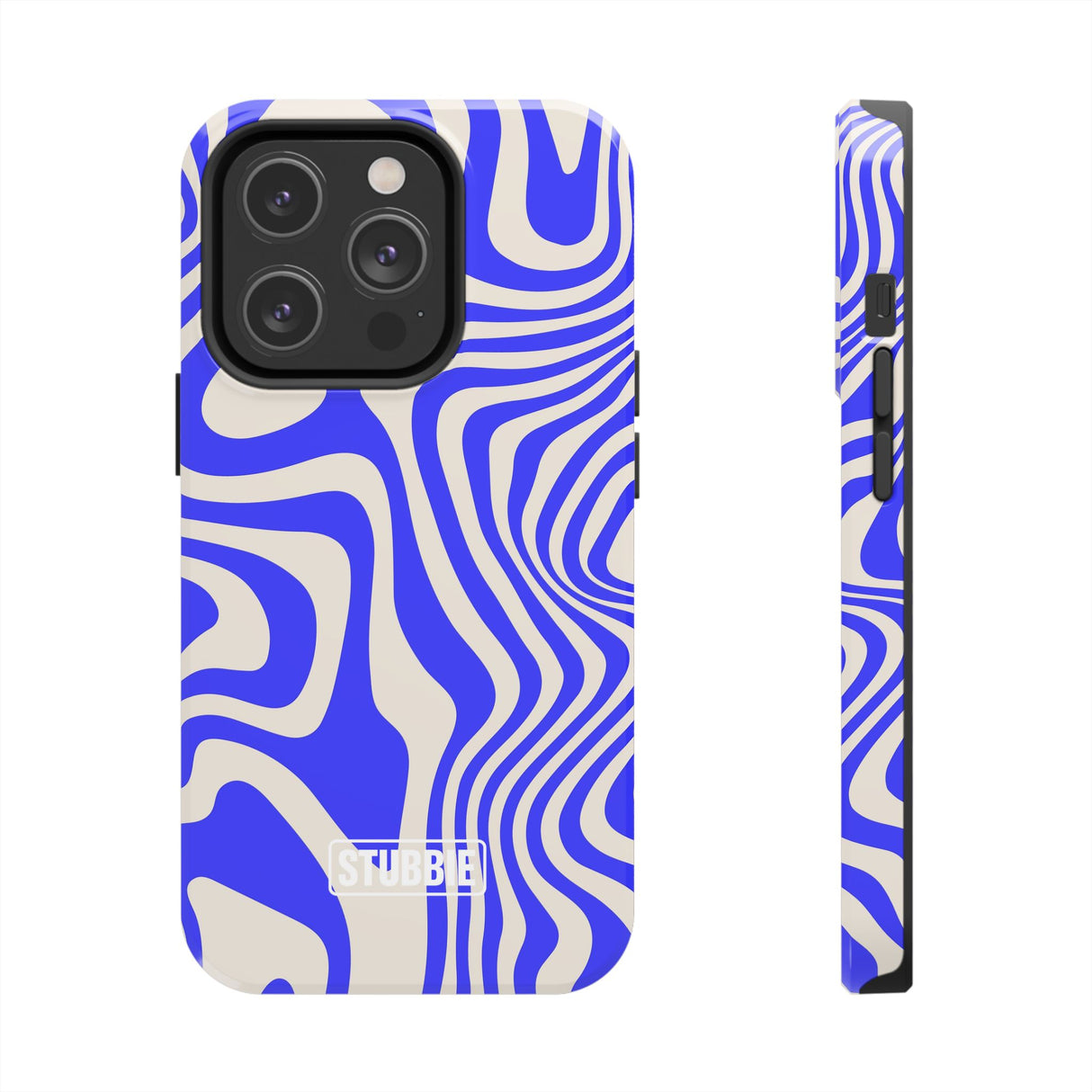 STUBBIE Phone Case for Apple iPhone - Crazy Blue Phone Case