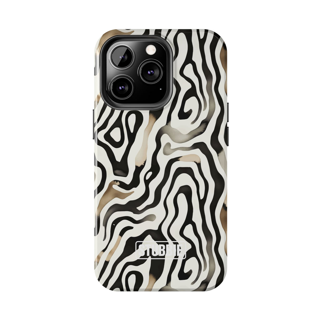 STUBBIE Phone Case for Apple iPhone - Weird Zebra Stubbie