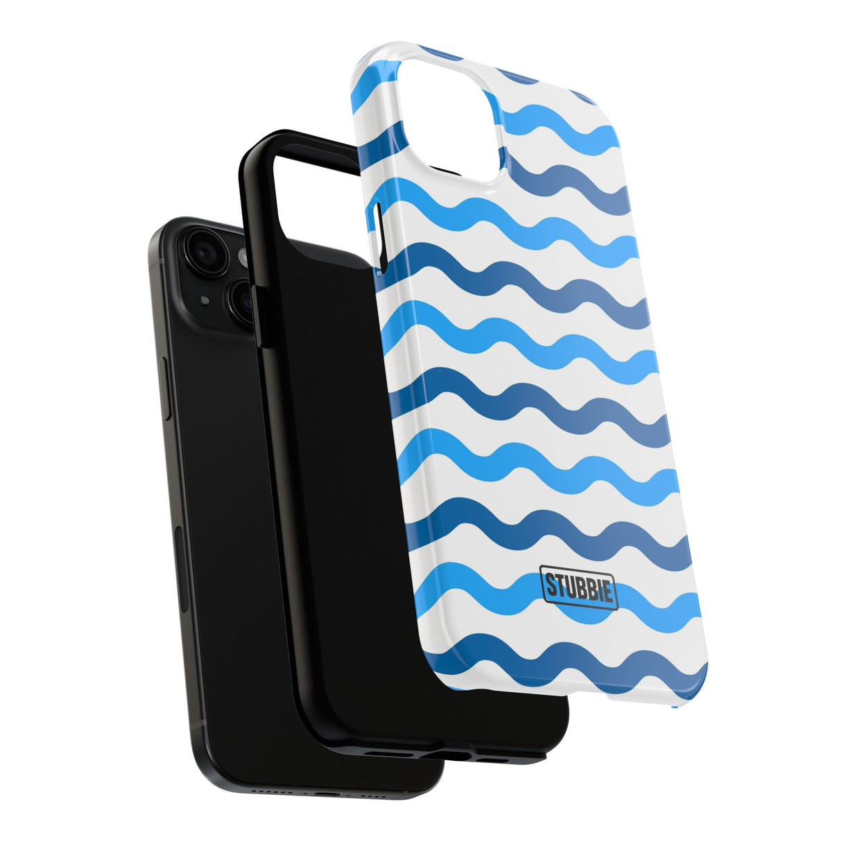 STUBBIE Phone Case for Apple iPhone - Rolling Seas Stubbie