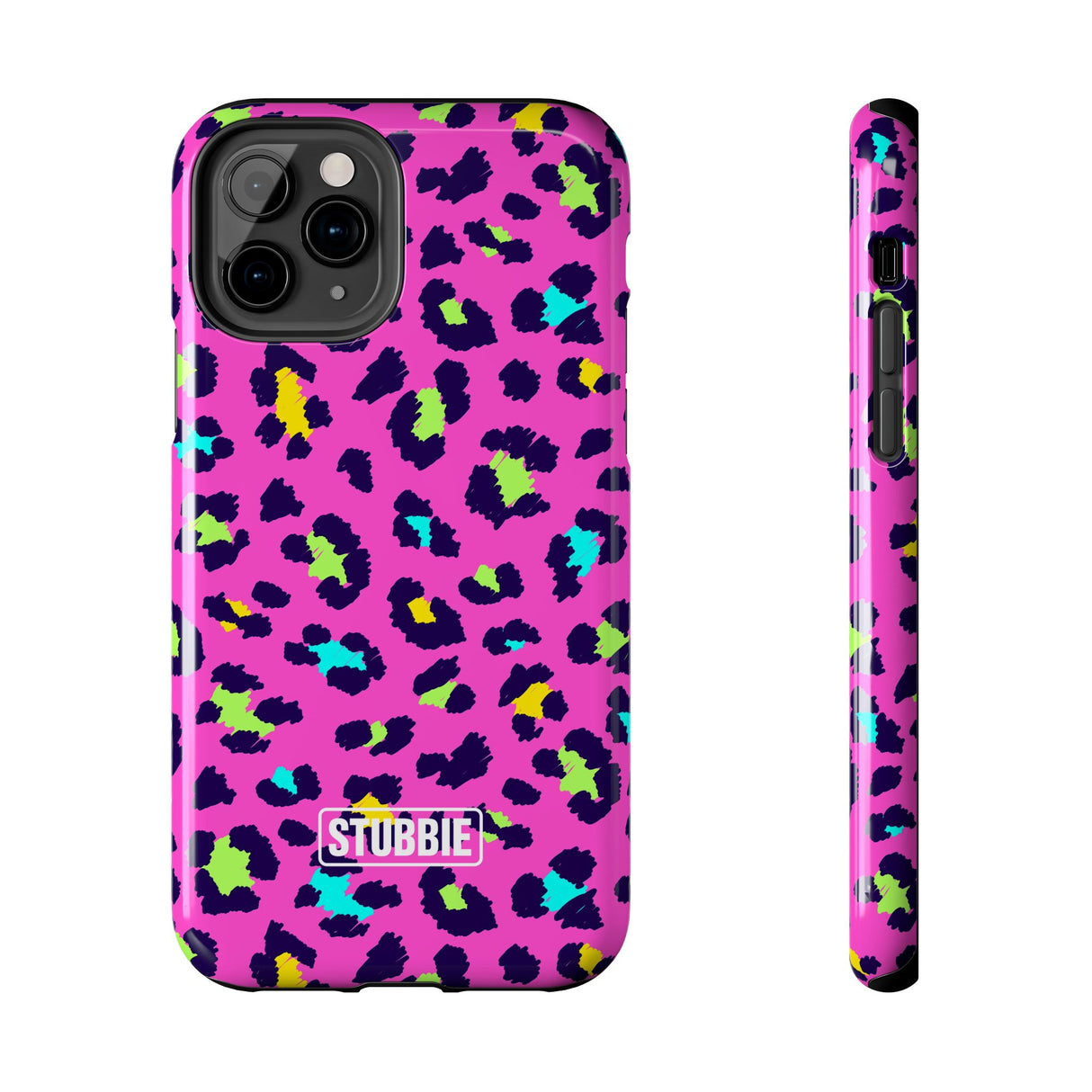 STUBBIE Phone Case for Apple iPhone - Disco Leopard Stubbie