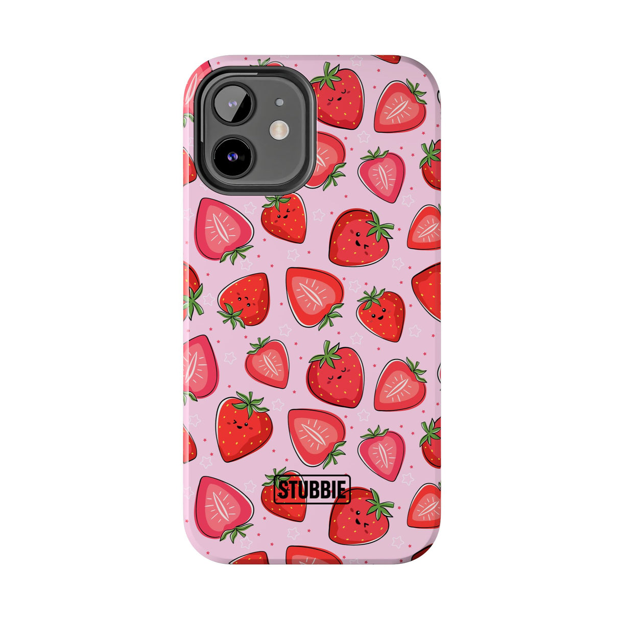 STUBBIE Phone Case for Apple iPhone - Smile Strawberry Phone Case