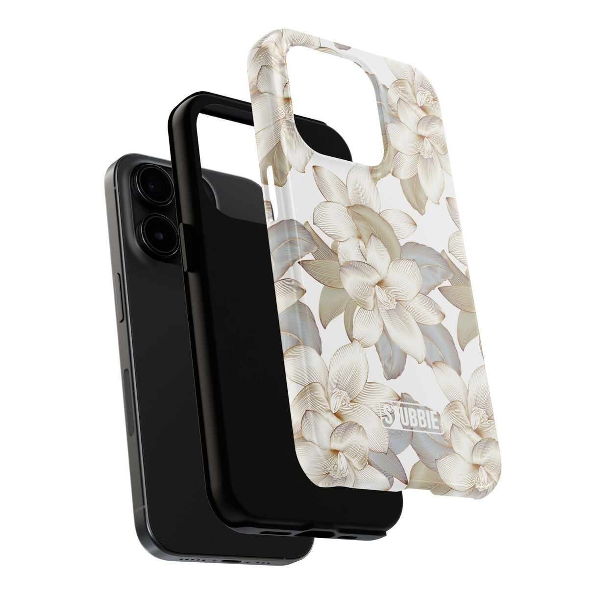 STUBBIE Phone Case for Apple iPhone - White Flowers Phone Case