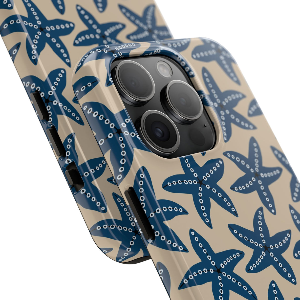 STUBBIE Phone Case for Apple iPhone - Blue Starfish Stubbie