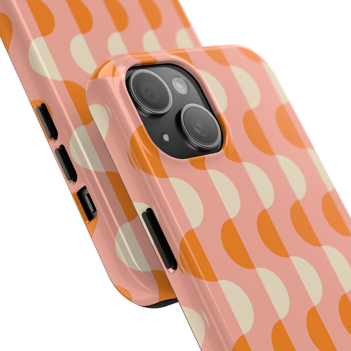 STUBBIE Phone Case for Apple iPhone - Orange Wave Phone Case