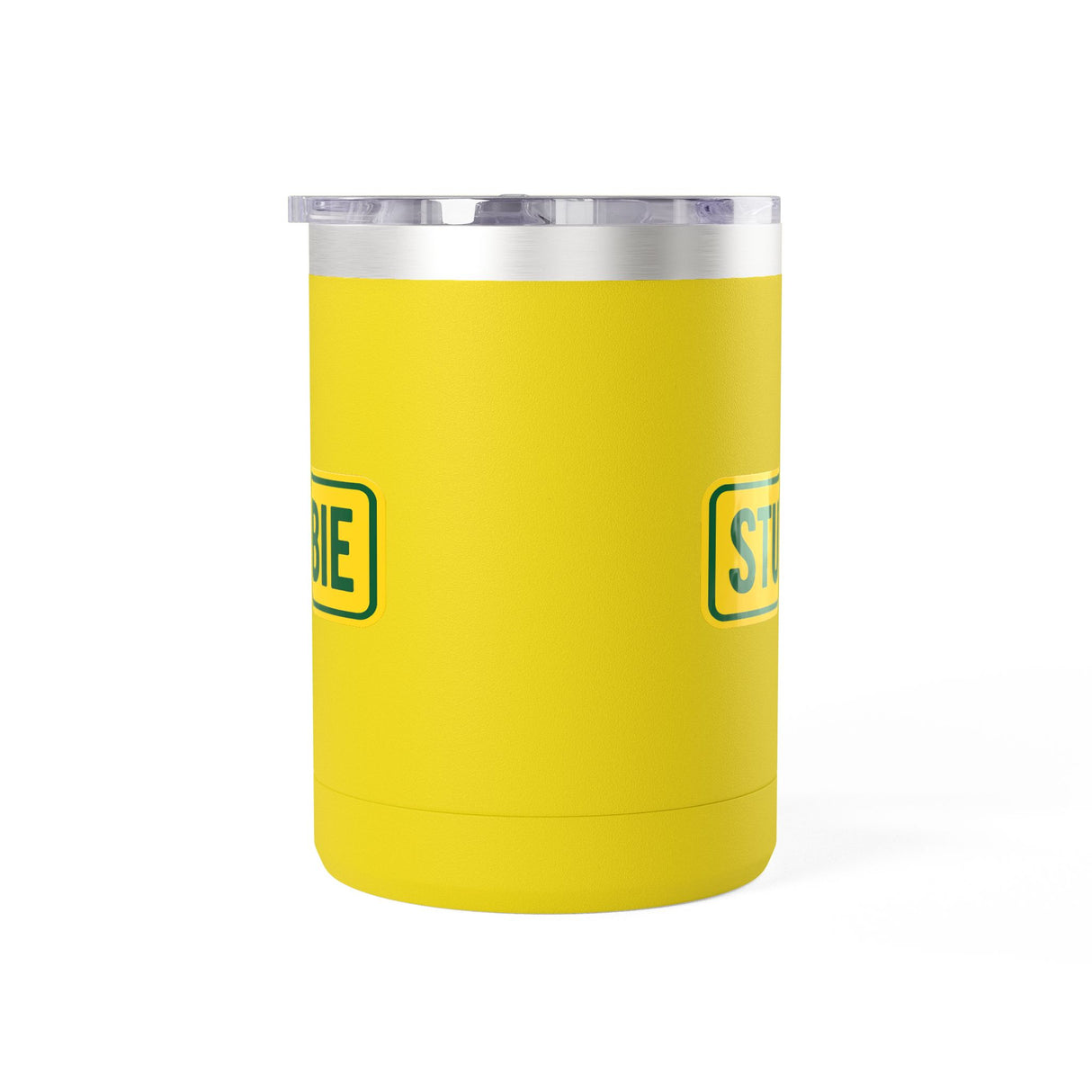 STUBBIE Coffee Mug Tumbler, 15oz - Aussie Yellow Stubbie