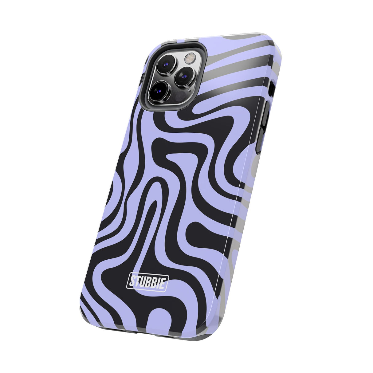 STUBBIE Phone Case for Apple iPhone - Crazy Zebra Stubbie