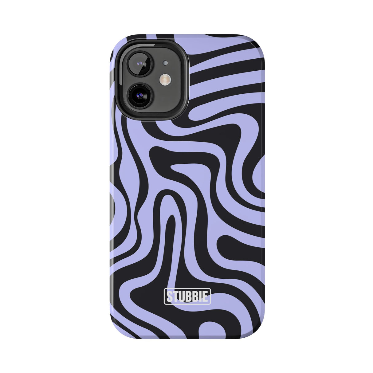STUBBIE Phone Case for Apple iPhone - Crazy Zebra Stubbie