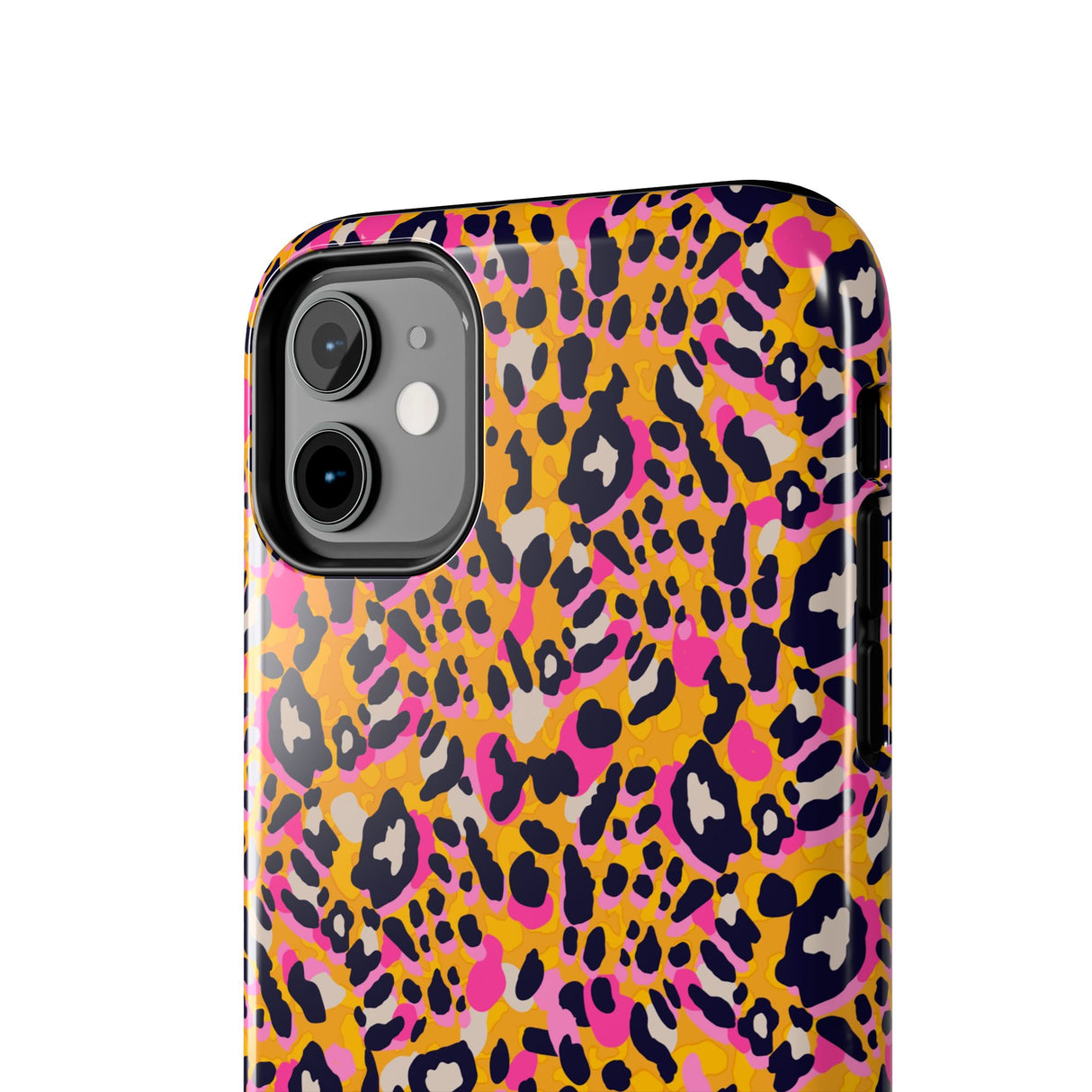 STUBBIE Phone Case for Apple iPhone - Pink Orange Leopard Phone Case