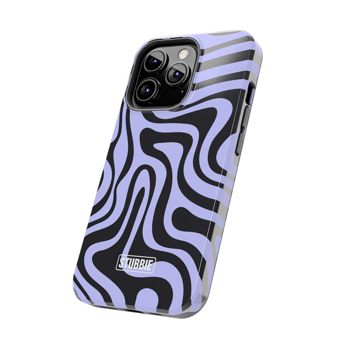 STUBBIE Phone Case for Apple iPhone - Crazy Zebra Stubbie