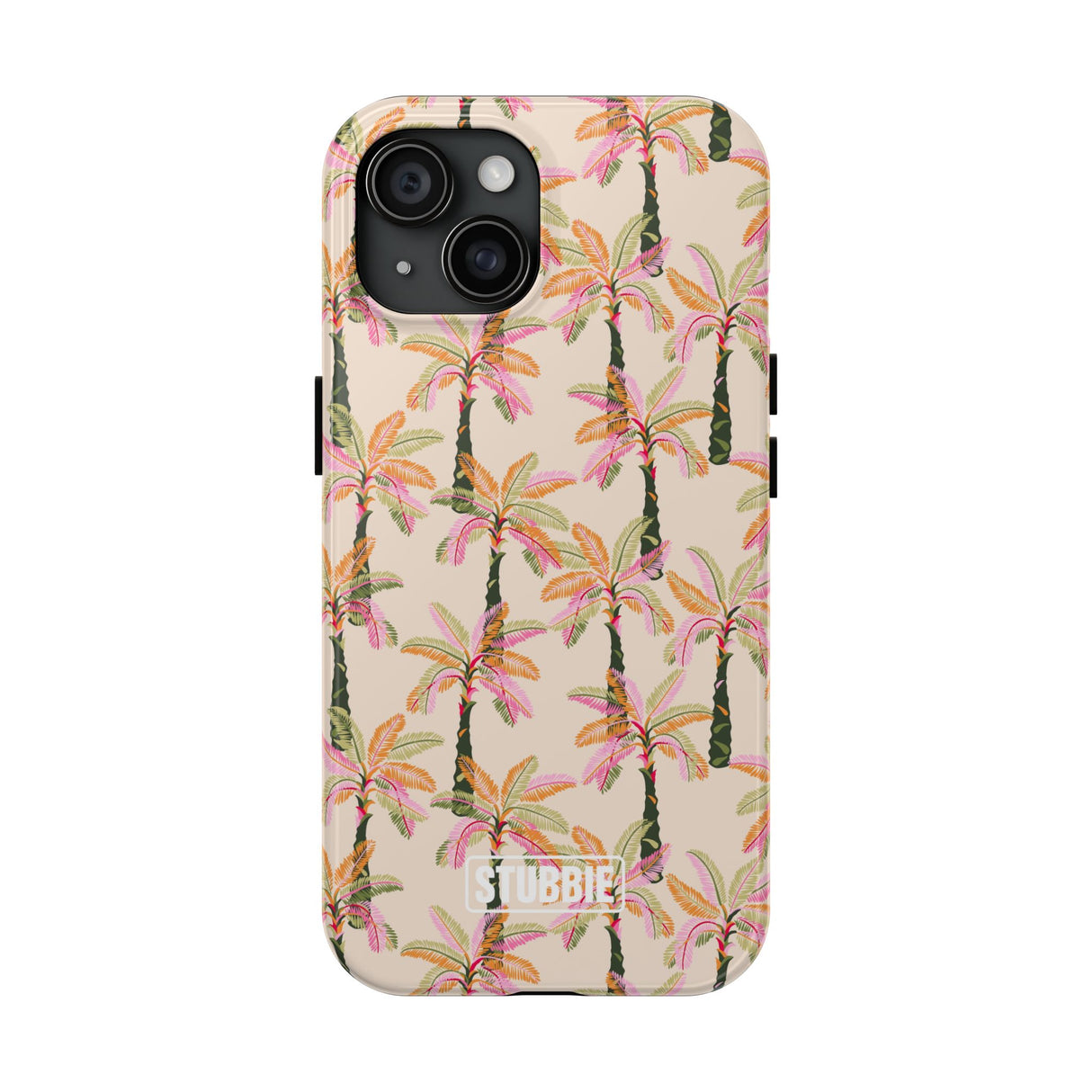 STUBBIE Phone Case for Apple iPhone - Pink Palm Stubbie